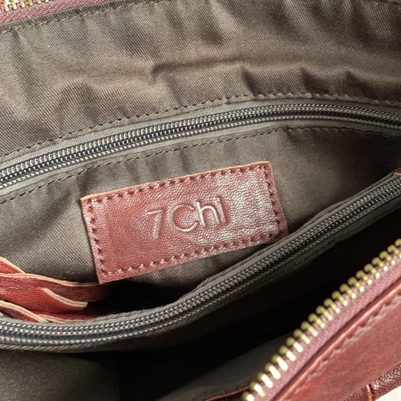 7 Chi Leather Crossbody Bag - Picture 3 of 6
